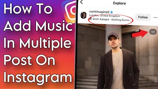 How To Add Music In Multiple Post On Instagram  Option Not Showing Problem Solved [upl. by Dermot395]