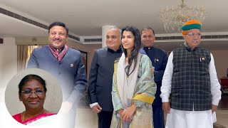 Maithili Thakur met President Droupadi Murmu  VLOG [upl. by Shakti49]