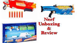 Nerf Unboxing And Review Nerf War [upl. by Catlee396]