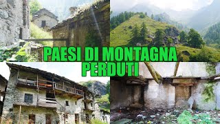 ESCURSIONE ALLA SCOPERTA DI DUE ANTICHI PAESI DI MONTAGNA DIMENTICATI [upl. by Henebry]