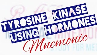 Hormones using Nonreceptor tyrosine kinases nRTKs mnemonic for USMLE Step 1 [upl. by Atikahc]