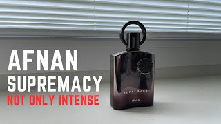 AFNAN SUPREMACY NOT ONLY INTENSE Review del profumo AfnanITA [upl. by Aicram]