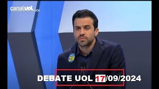 🔴 AO VIVO ASSISTA Debate RedeTVUOL com candidatos à Prefeitura de São Paulo 17092024 [upl. by Celia]