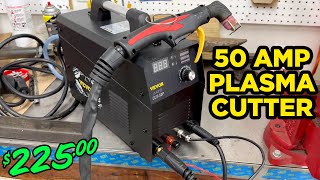 VEVOR 50 Amp Plasma Cutter  Honest Review  NonTouch Pilot Arc 110V220V Dual Voltage [upl. by Ahsenek257]