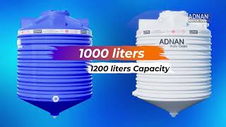 Adnan Conical Water Storage Tanks  Best Water Tank Manufacturers and Suppliers in Telangana India [upl. by Sitoeht]