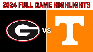 Georgia vs Tennessee 2024  Full Game Highlights Every Play  College Football Week 12  1 Hr Dawgs [upl. by Ariaic]