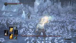 Dark Souls 3 Ashes of Ariandel  Champions Gravetender and Gravetender Greatwolf SL88 No Blocking [upl. by Gona788]