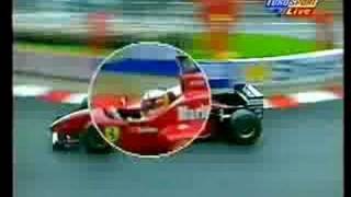 1996MonacoMichael Schumacher Crash [upl. by Enerual]