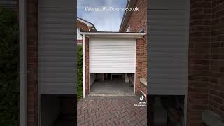 Electric roller garage door by JPDoors Ltd [upl. by Dupuis743]