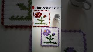 Kare Lif Modeli ✅How to crochet ✅HaticeninLifleri shorts short shortvideo shortsvideo [upl. by Acinelav]