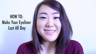 HOW TO Make Your Eyeliner Last All Day [upl. by Juni]