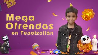 Mega OFRENDAS en TEPOTZOTLÁN [upl. by Olly350]