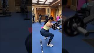 Actress Ritika Singhs latest hot Late night workout at home [upl. by Dorthy]