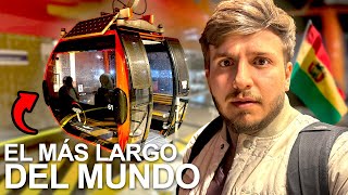 SUBÍ AL TELEFÉRICO MÁS LARGO del MUNDO 🚠  La Paz Bolivia [upl. by Natsirhc]