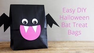 Easy DIY Halloween Bat Treat Bags  Free Templates  LIVE REPLAY [upl. by Artined]