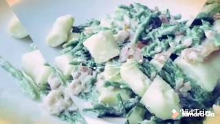 GNOCCHI DI GRANO SARACENO CON SALMONE ROBIOLA E ASPARAGI [upl. by Atenek]