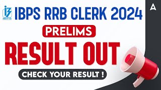 IBPS RRB Clerk Result 2024 Out  How to Check IBPS RRB Clerk Prelims Result 2024  Full Details [upl. by Nojram235]