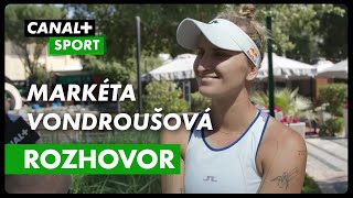 Markéta Vondroušová po osmifinále v Dubaji  WTA  CANAL Sport [upl. by Ralph621]