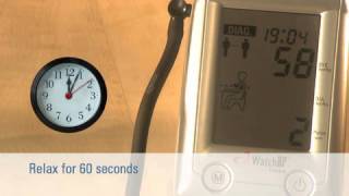 Bloeddruk meten met de Microlife Watch BP Home bovenarmbloeddrukmeter [upl. by Nwahsak]