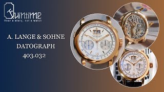 Đồng hồ A Lange and Sohne datograph 403032  Thequintime [upl. by Keating]