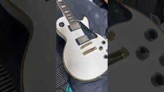 EPIPHONE LES PAUL CUSTOM ALPINE WHITE 2010 pt 1 [upl. by Lashond]