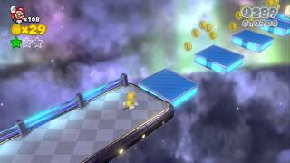 Super Mario 3D World 100 Walkthrough Part 24  World Star2  Super Galaxy Unlocking Rosalina [upl. by Edrea351]