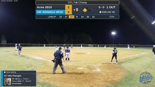 Allie Flanagan 2028  walk off triple [upl. by Ynnep]