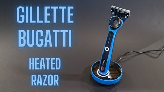 Gillette Bugatti heated razor  Full review [upl. by Timmie722]