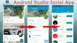 How to make social media app in android studio [upl. by Ruomyes]