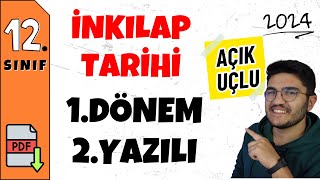 12Sınıf İnkılap Tarihi 1Dönem 2Yazılı [upl. by Ahsaz153]