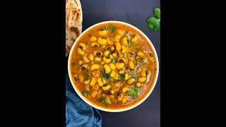 Instant Pot Black Eyed Peas Curry Indian Lobia Masala [upl. by Hanikas886]