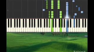 Study No 9 Cloche des matines opus 109 Piano tutorial by Synthesia [upl. by Genni]