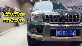 The Process Of Renovating Old Cars Into New Cars For The OffRoad King Prado In 8 Minutes Video👍 [upl. by Tellford]