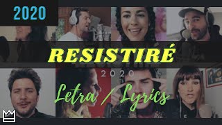 Resistiré 2020  LETRA  LYRICS [upl. by Ynoyrb]