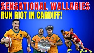 Wales Stunned Wallabies Shine in Stunning Cardiff Clash [upl. by Daggna]