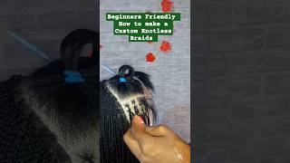 How to make frontal knotless wig  Beginners friendly  Braided Wigs  Can somebody say JUST 8 [upl. by Waneta59]