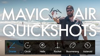 Mavic Air Quickshots Tutorial and Examples [upl. by Ahsika750]