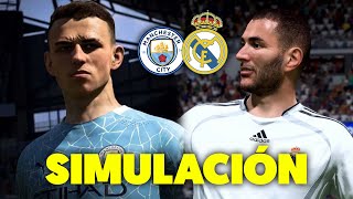 ⚽MANCHESTER CITY vs REAL MADRID · PARTIDO SIMULADO EN FIFA 22 EN VIVO y DIRECTO · SEMIS CHAMPIONS [upl. by Pollitt]