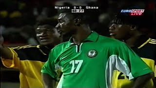 Nigeria vs Ghana Mali 2002 AFCON  Extended Highlights [upl. by Eslehc]