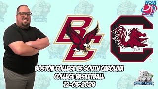 Boston College vs South Carolina 12324 Free College Basketball Picks and Predictions  NCAAB Pick [upl. by Lorien942]