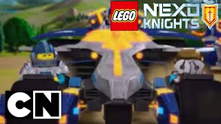 Lego Nexo Knights  The Book of Obsession Clip 1 [upl. by Carny]