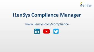 Introduction to iLenSys Compliance Manager iCM [upl. by Enitsirhk]