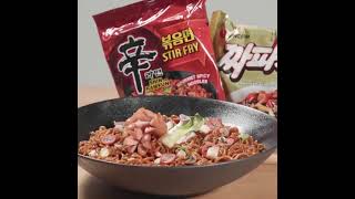 How to cook ShinPagetti Shin Ramyun Stir Fry  Chapagetti 🥰 [upl. by Adnelg]