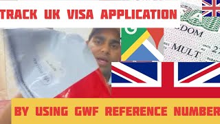 How to Track UK Visa Using GWF Number  Check UK Visa Application Status Online  Track UK Visa [upl. by Dituri]