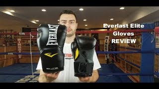 Everlast Elite Training Boxing Gloves review by ratethisgear [upl. by Battiste]