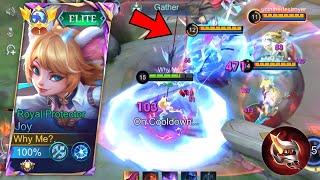 JOY NEW ONE SHOT BUILD GUIDE TO BEAT UNLI LIFESTEAL META HERO  BEST BUILD JOY  MLBB [upl. by Akinimod]