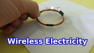 Wireless Electricity a Simple Experiment [upl. by Moitoso]