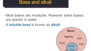 Bases and alkalis [upl. by Reni]