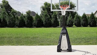 Spalding NBA The Beast Portable Basketball Hoop Review Watch Before You Buy [upl. by Einoj401]