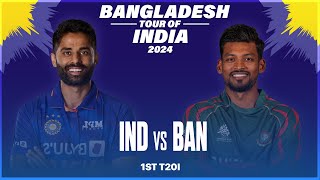 🔴 Live India Vs Bangladesh Live – 1st T20  IND Vs BAN Live Match Today  India Vs Bangladesh Live [upl. by Eeniffar398]